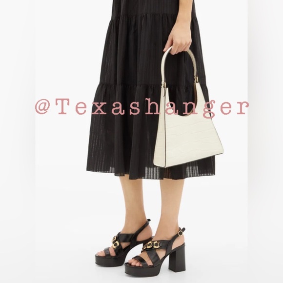 NWT STAUD Rey Shoulder Bag Cream - Picture 4 of 16